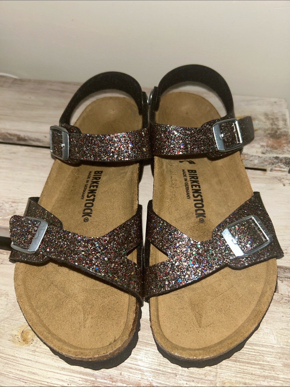 Birkenstock Cosmic Sparkle Black Multi 33 (2-2.5)